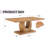 MModern simple luxury rectangular coffee table