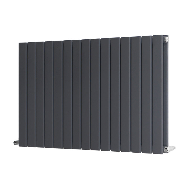 Shonda Horizontal Double Flat Panel Radiator, 60cm H x 102cm W, Anthracite