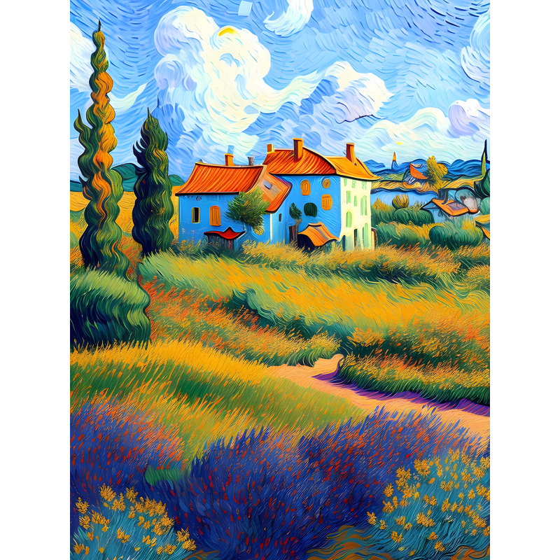 Afternoon In Provence, 32" H x 24" W