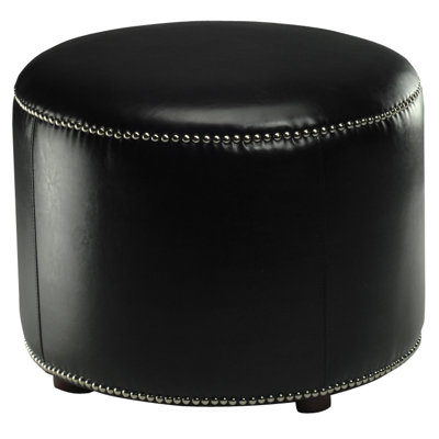 Kamyra Faux Leather Ottoman