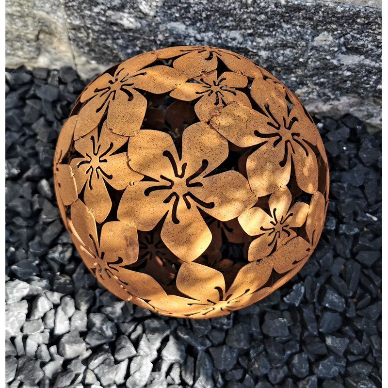 Charro Steel Gazing Ball, 20cm H x 20cm W x 20cm D