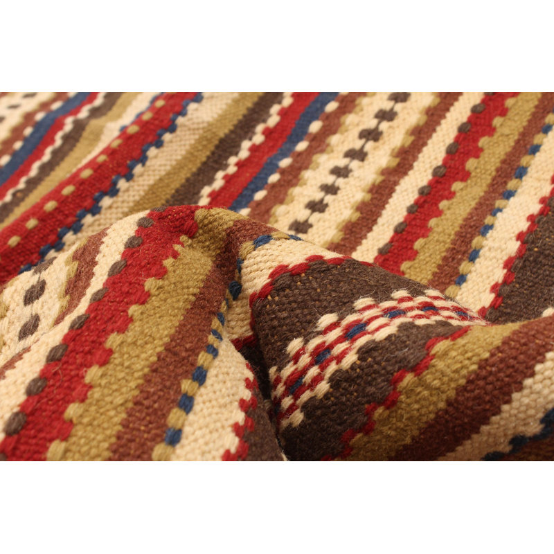 Kilim rouge Phyllida 3 pi 6 po x 5 pi 8 po