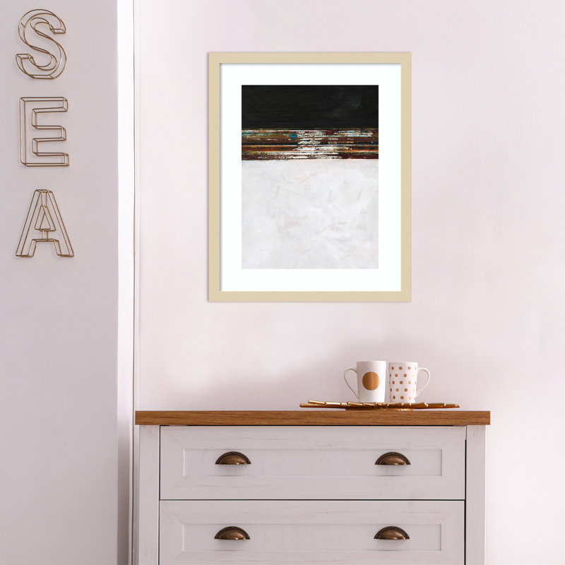 A Sense Of Space III by Jodi Fuchs, 29.12" H x 23.12" W x 0.88" D, Black Framed Paper