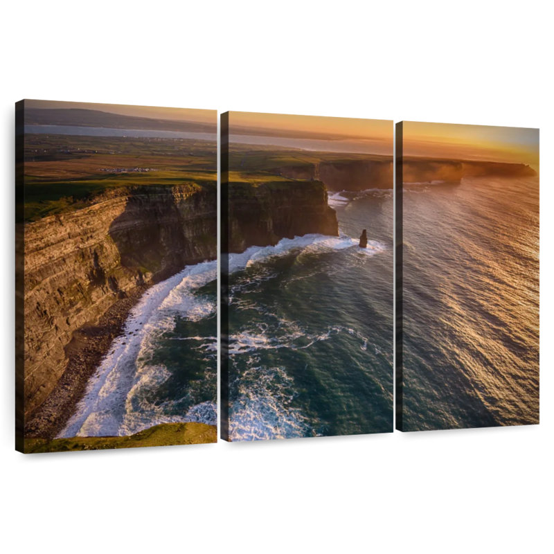 Nicci Moher Cliffs, 32" H x 50" W