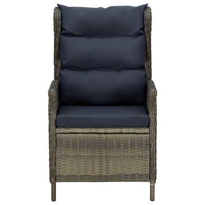 Chaise de patio inclinable avec coussins Brilliance