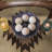 Coastal rustic whitewashed resin decorative geometric orb set, 6-piece, 3 inches diameter