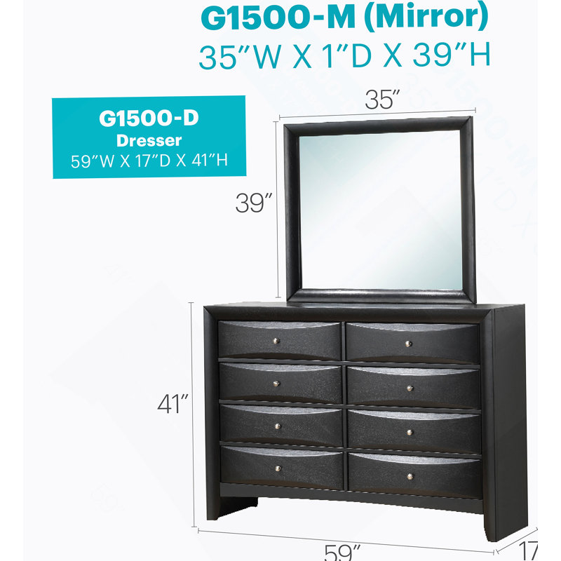 Commode pour chambre Glory Furniture Marilla