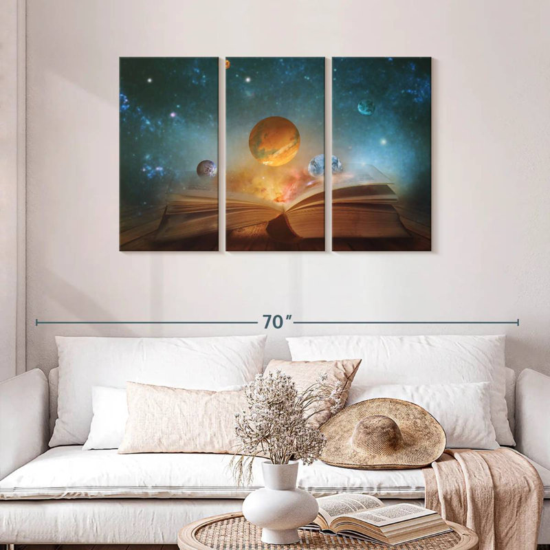 Oberle Galaxy Book, 28" H x 45" W