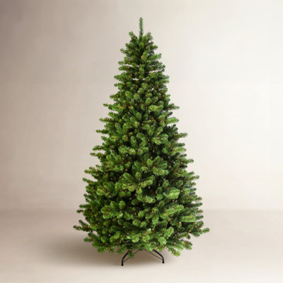 90' Lighted Artificial Spruce Christmas Tree