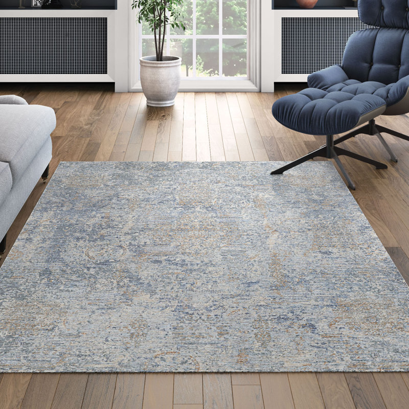 Micaden Abstract Indoor Rug, Rectangle 3'9" x 5'5"