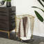 Metal Deep Set Metal Mesh Laundry Basket Storage Cart with Wheels and Handles-62972723-62972726