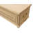 Noelle 71" Storage Bench In Traditional Distressed White On Teak Solid Wood