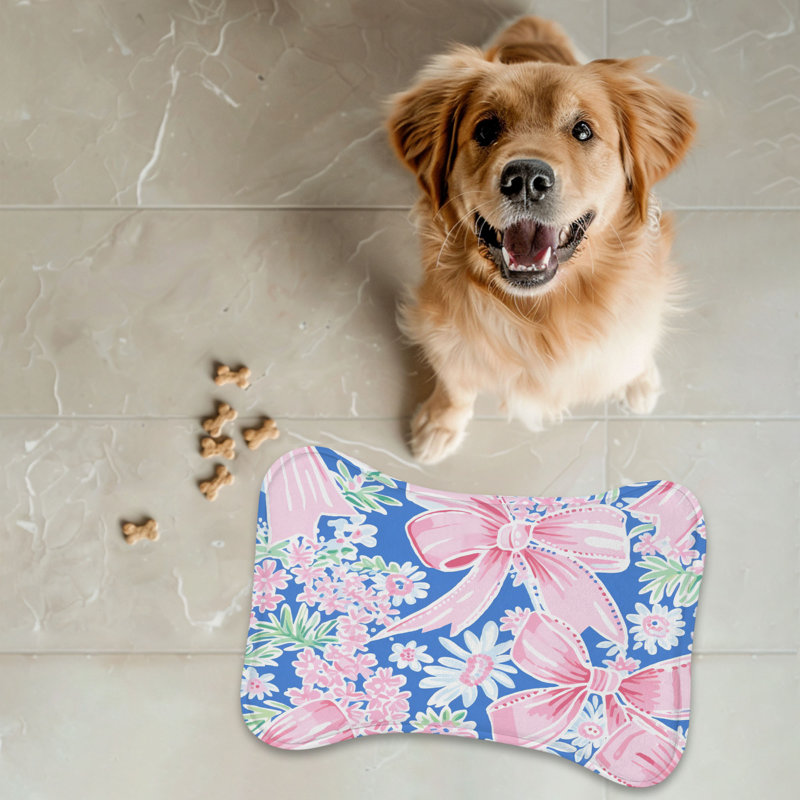 Tapis à motif floral 1 pièce