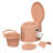KingSo 2 Gallons GPF Round Floor Mounted Kit (Seat Included)-50897522