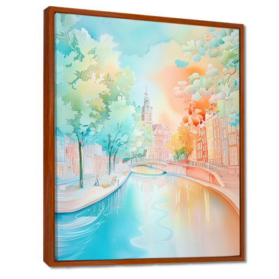Amsterdam By The Summer II - Amsterdam Wall Art Living Room
