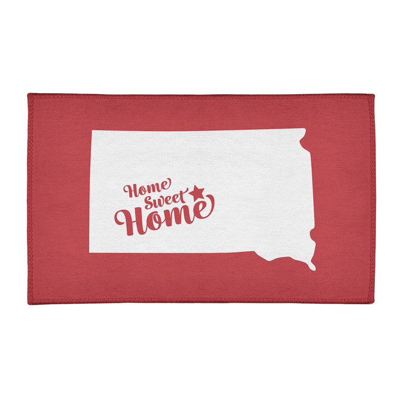 Tapis de pierre polyester pour la maison, Rectangle 3 pi x 5 pi