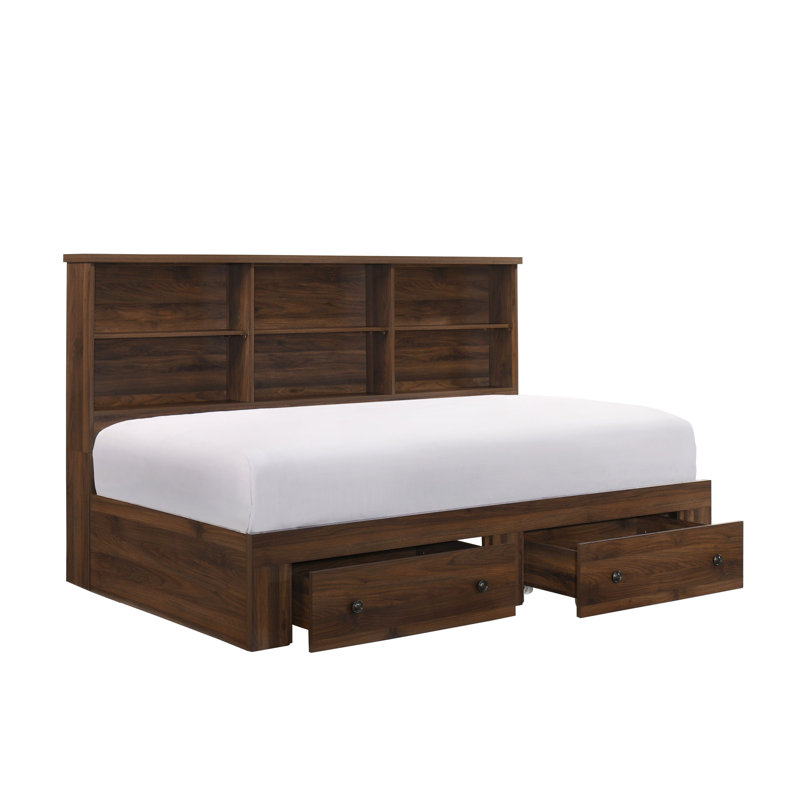 Jomira 3-2_Laure Panel Bedroom Set, Twin, 3 Pieces: Bed, Dresser, Mirror