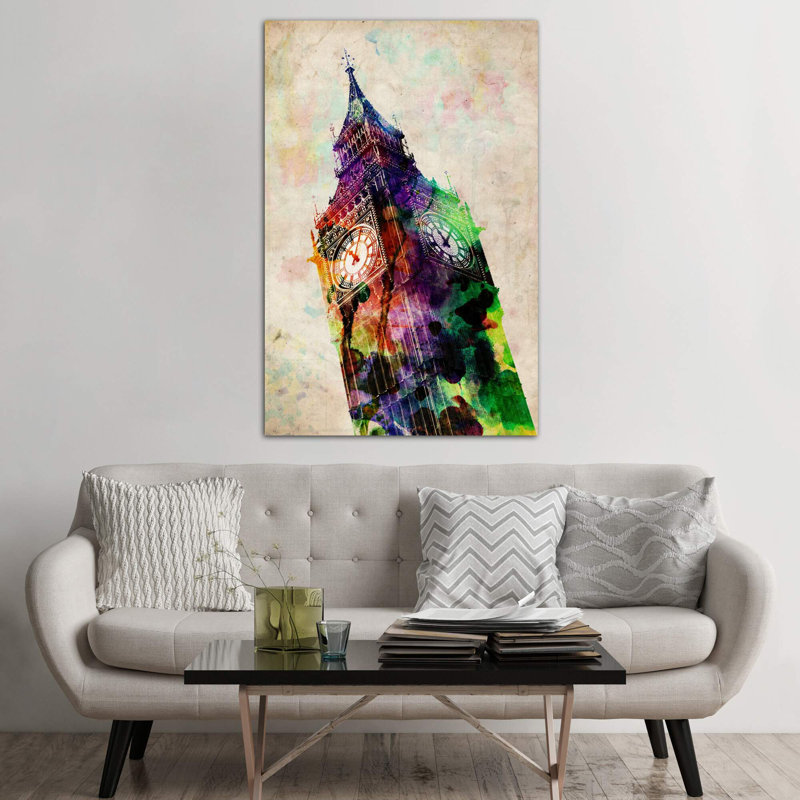 London Big Ben by Michael Tompsett - Print on Canvas, 101.6 cm H x 66.04 cm W x 1.91 cm D, Wrapped Canvas