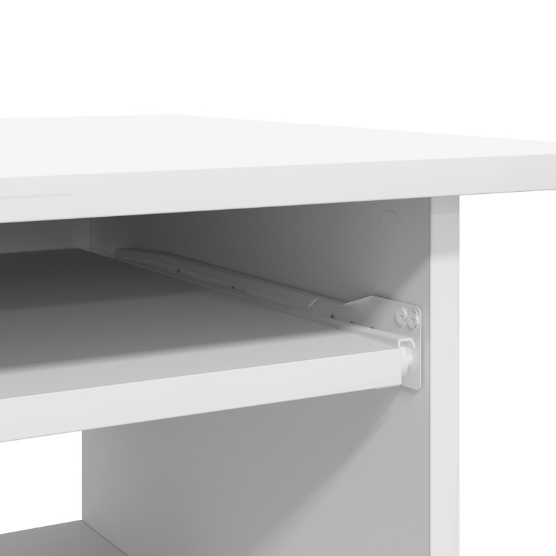 Desk 80x45x74 cm Engineered Wood, White, Right