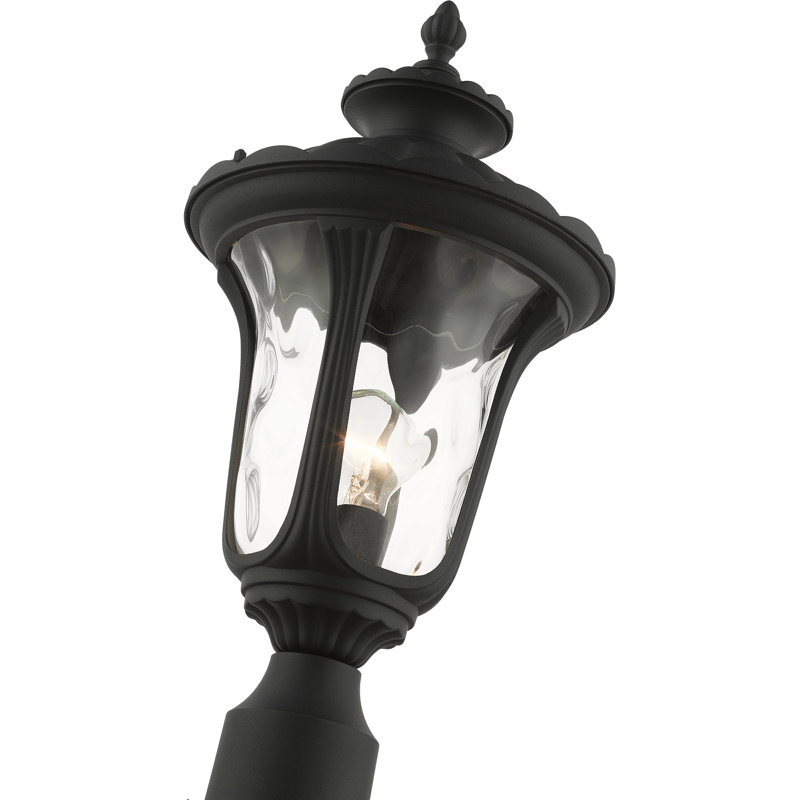 Tête de lanterne câblée 1 lumière Arelene, H 15,5 po x l 7,25 po, Noir
