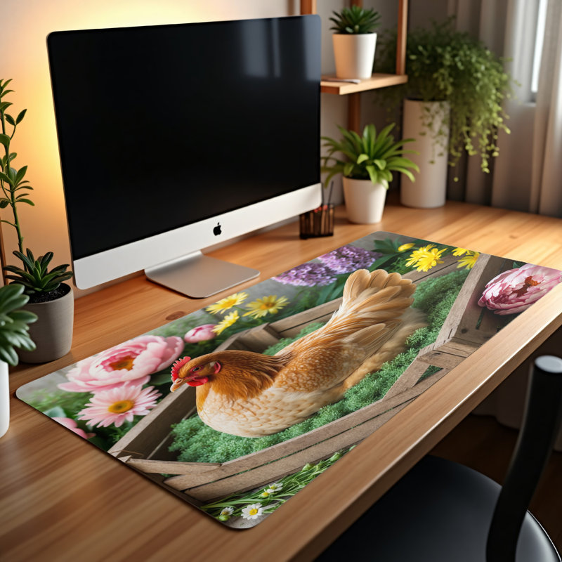 Polyester Desk Pad, 31.5x15.5