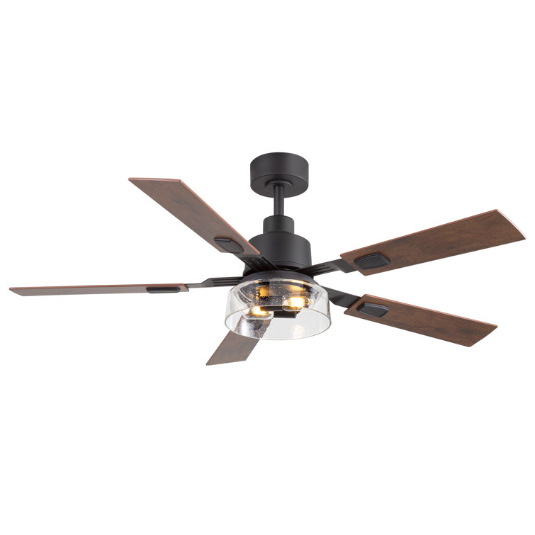 52'' Toretto 5 - Blade Ceiling Fan with Remote Control and Light Kit Included