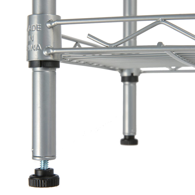 Nemcova 54cm W Metal Shelving Unit, Silver