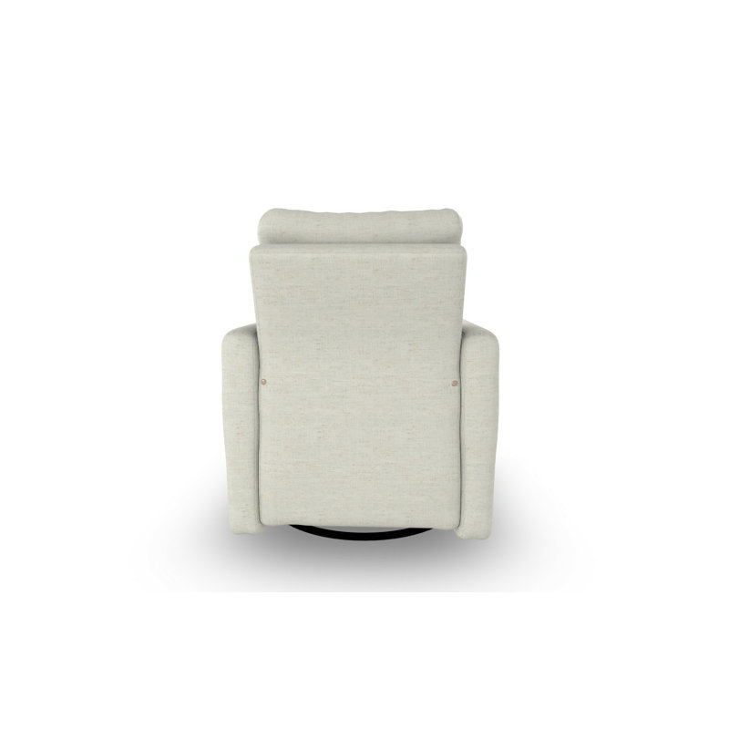 Swivel Barrel Recliner, Snow