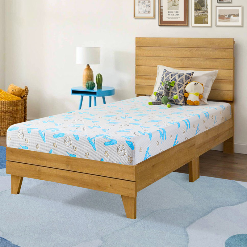 5 Inch Mattress for Kids, Removable Washable Cover Cooling Memory Foam Medium Feel, Bed-in-a-Box, Twin XL