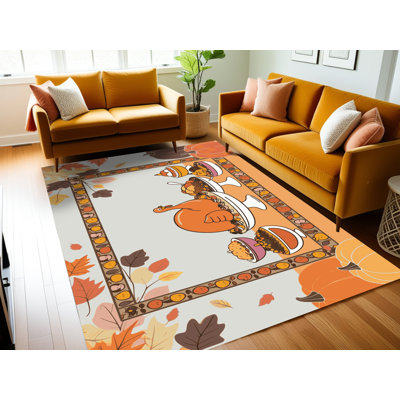 Tapis de Noël East Urban Home