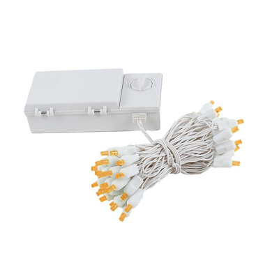 Ashfield Outdoor 50 - Bulb 4'' Battery Powered LED Wide Angle LED String Light