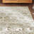 Moroccan Geometric Non Slip Washable Tan Runner Rug-1363251423