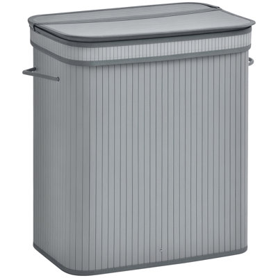 Salinas Bamboo Laundry Hamper with Handles