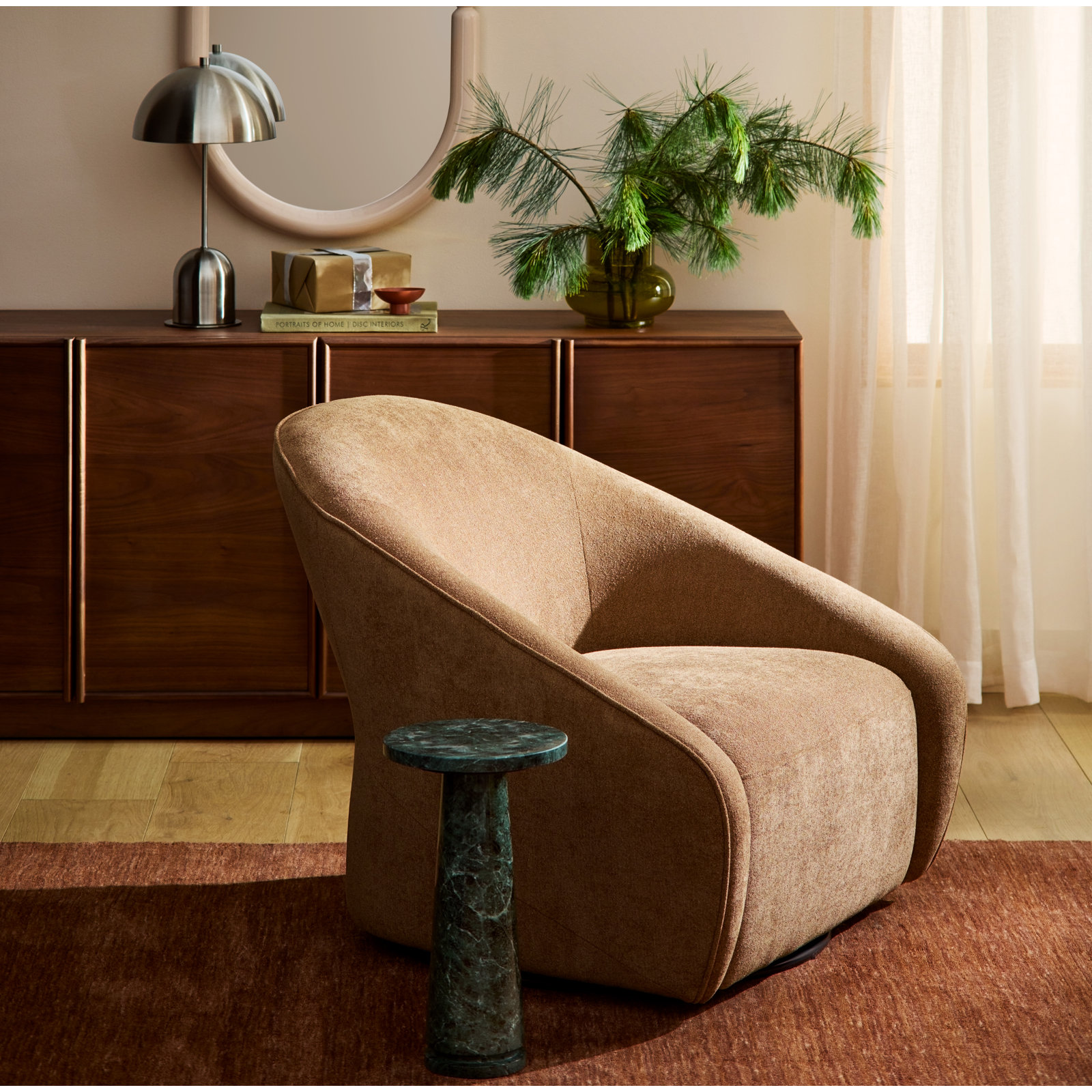 Daktari End Table, Green