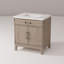 30 po X P 22 po D Meuble-lavabo simple avec comptoir en quartz blanc-1880643389-1880643388