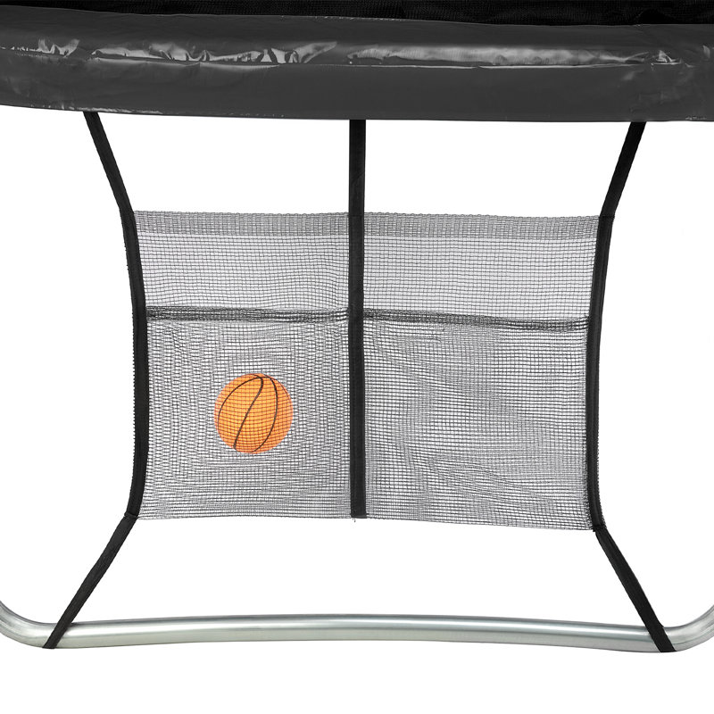 AOTOB Round Backyard Trampoline with Safety Enclosure