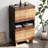 Modern Walnut Solid Wood Accent Cabinet