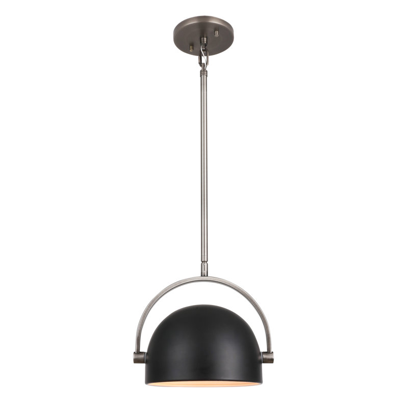 Mendon 1 - Light Single Pendant, 13" H x 9.4" W x 7.9" D