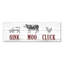 « campagne oink moo cluck sign », reproduction d’impression sur toile