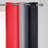 Estelar Textiler Ombre Red And Black Curtains 45 Inch Length 2 Panels, 100% Blackout Curtains For Living Room, Grommet Thermal Insulated Drapes, Full Light Blocking Curtains For Bedroom, 42X45 Inch-125269985