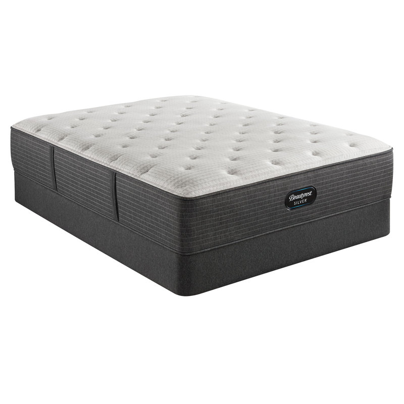 Beautyrest Silver BRS900-C Medium 14.5" Innerspring Mattress and Box Spring Set, California King, Standard Profile (9")