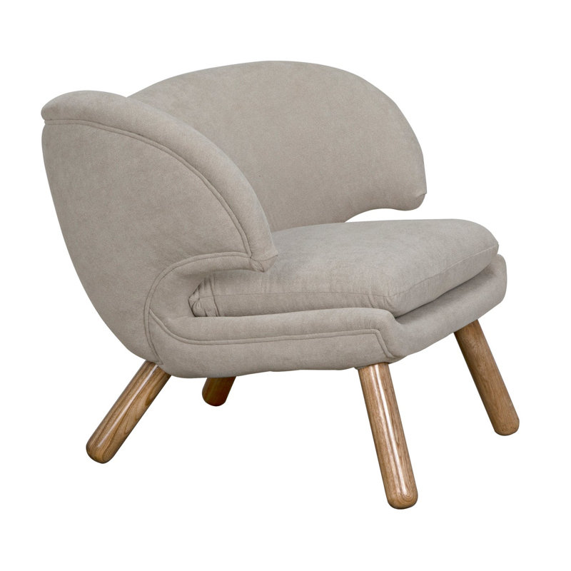 Valerie Barrel Chair, Parchment, Natural