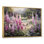 Impression d'art mural mauve, forêt de salves, fleurs sauvages