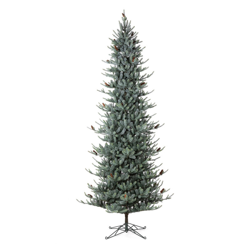 Lighted Artificial Spruce Christmas Tree, 12'