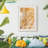 Yellow Marble I -Framed Print-1547577159-1547577157
