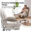 Office Desk Chairs With Foot Rest, Fully Reclining Ergonomic Executive Office Chair With Armrests, High Back Comfy Swivel Computer Chair With Wheels And Lumbar Support-314941351