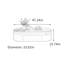 Table basse ovale avec tiroirs Modern Simplicity-1970027293