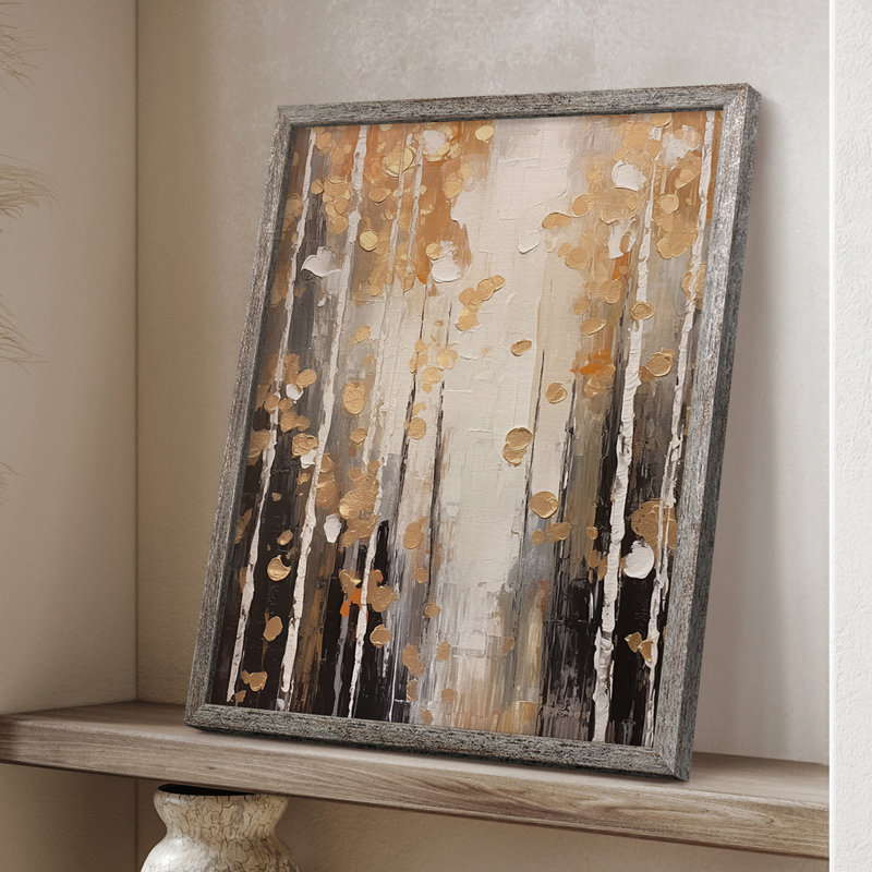 Impression encadrée FLORAL Series DCCXIX - bois massif, H 15 po x l 12 po