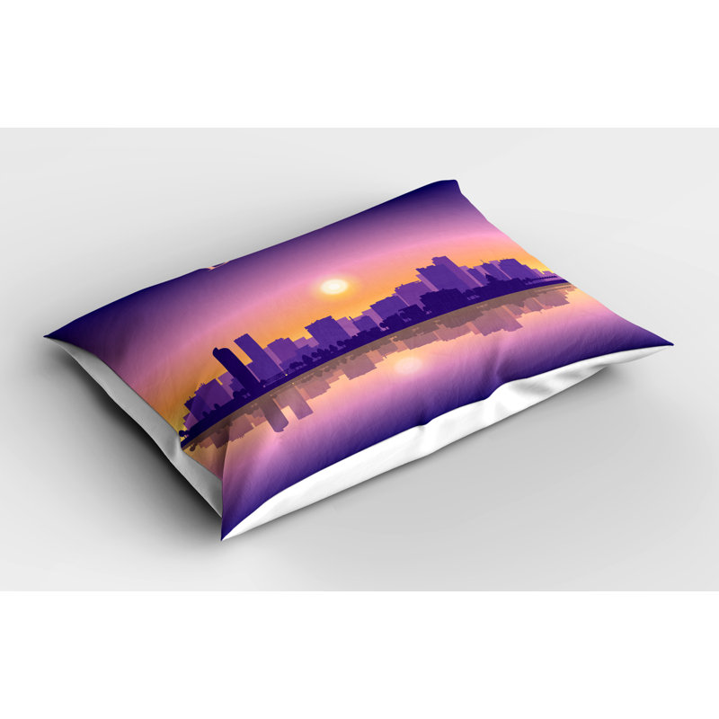Ensemble de 2 taies décoratives Ambesonne Denver Dramatic Colorado Sunset