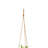 29" Artificial Green Mini Leaf Ivy in Hanging Pot.
